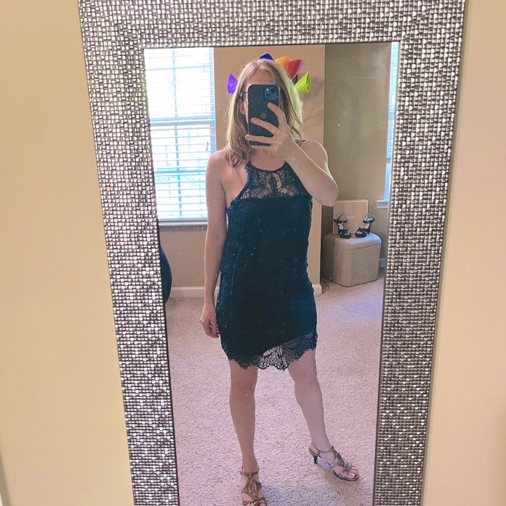 Free People Intimately By Free People She’s Got It Lace Mini Dress - Picture 8 of 9